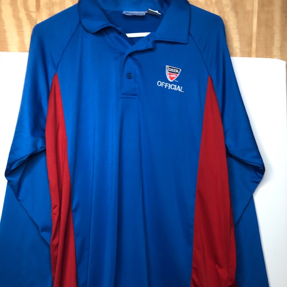 Honig's Whistle Stop Official USTA Tennis  collar